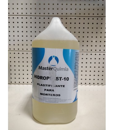 HIDROPLAST PLASTIFICANTE MORTERO MASTERQUIMIA 5LT