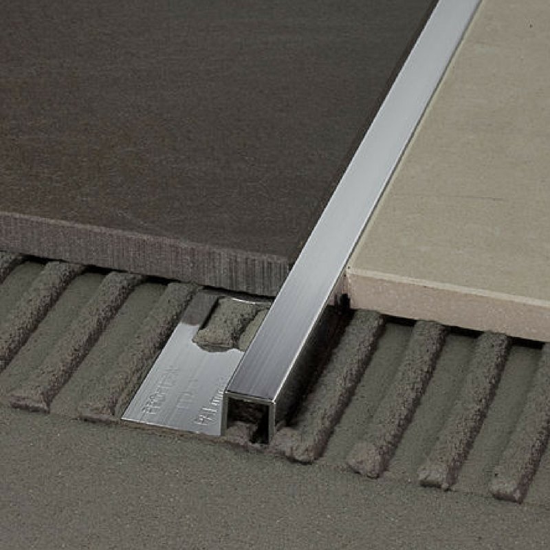 Perfiles para colocación de cerámica.